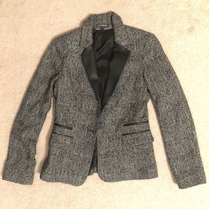 Gray tweed Express blazer
